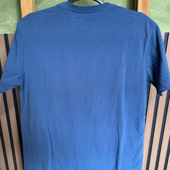 Birddogs Pocket Tee Shirt Short Sleeves Pullover Crewneck Blue Green Size Large - Picture 4 of 7